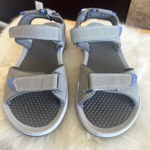 KHOMBU Adjustable Gray Sport Sandals.
Wms. Size 8.